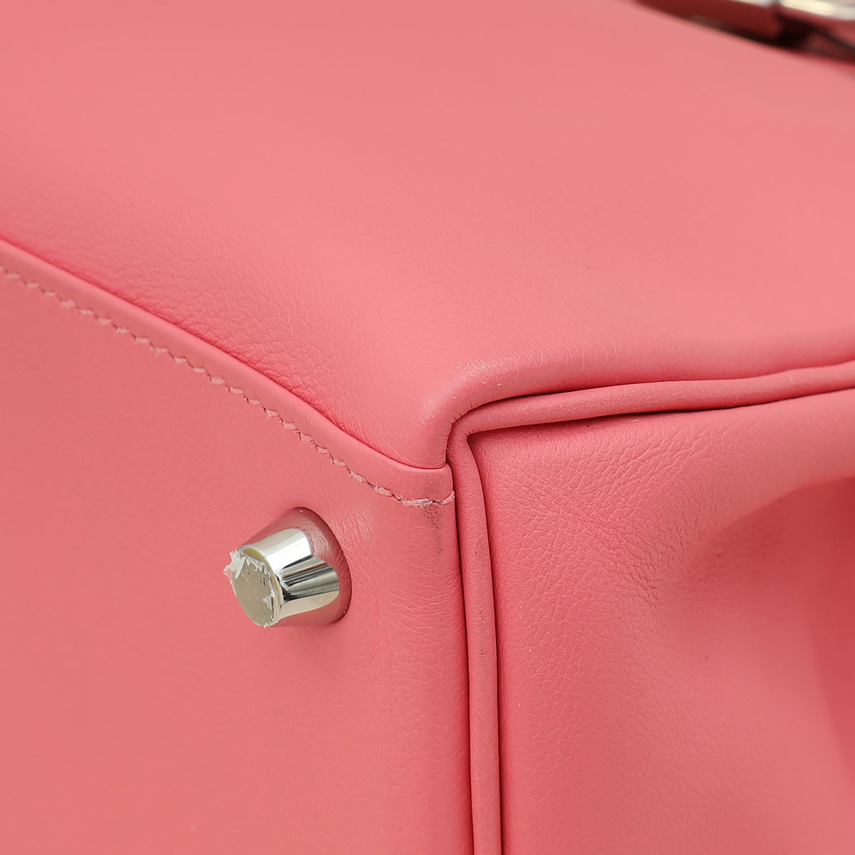 Hermes Rose Azalee Kelly 25 Retourne Bag