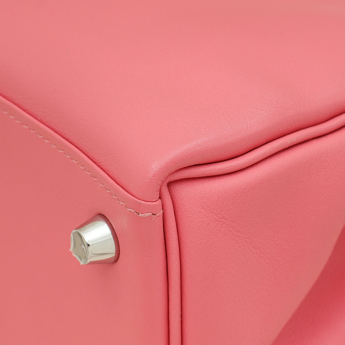 Hermes Rose Azalee Kelly 25 Retourne Bag