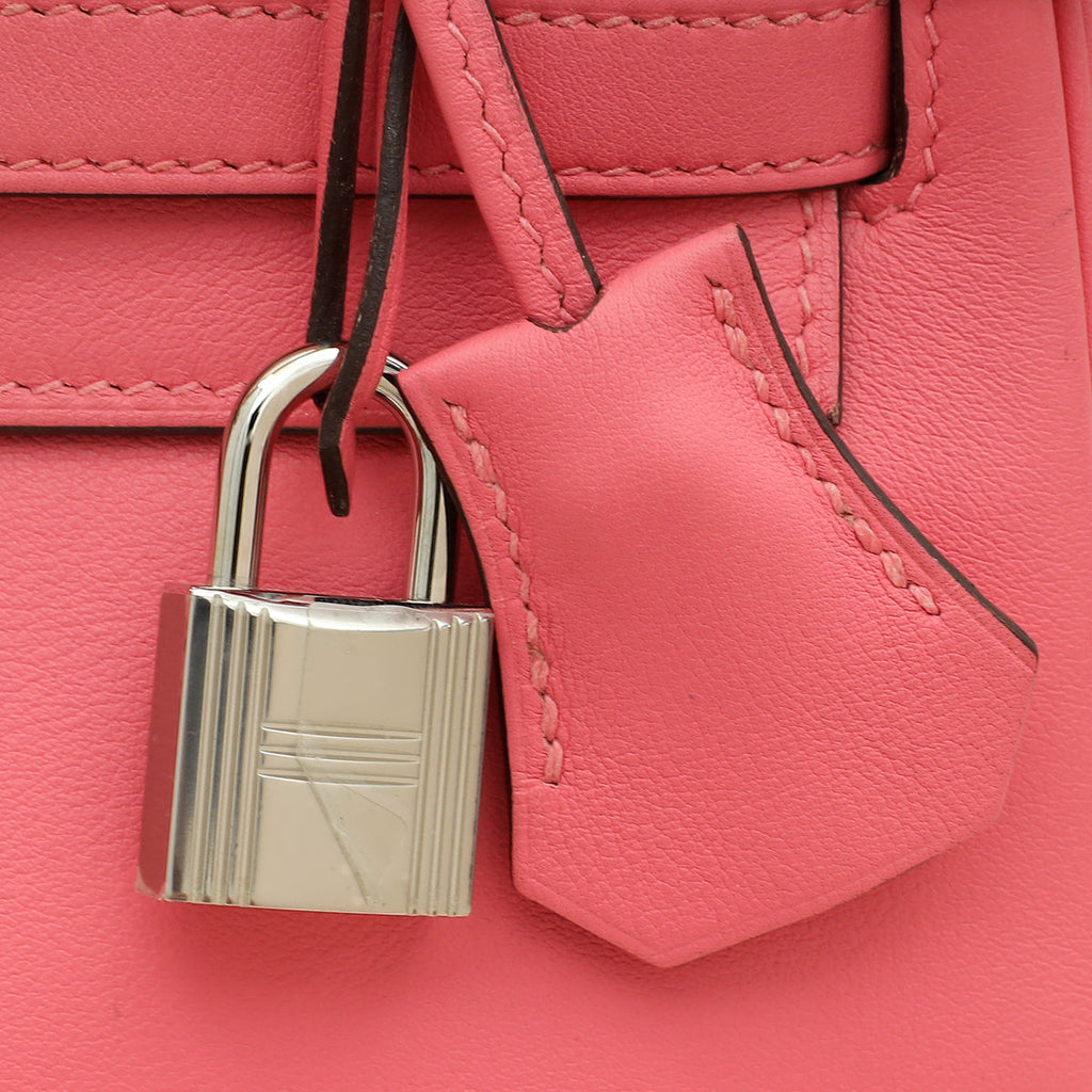 Hermes Rose Azalee Kelly 25 Retourne Bag