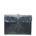 Hermes Bicolor Jige Elan 34 Box Clutch