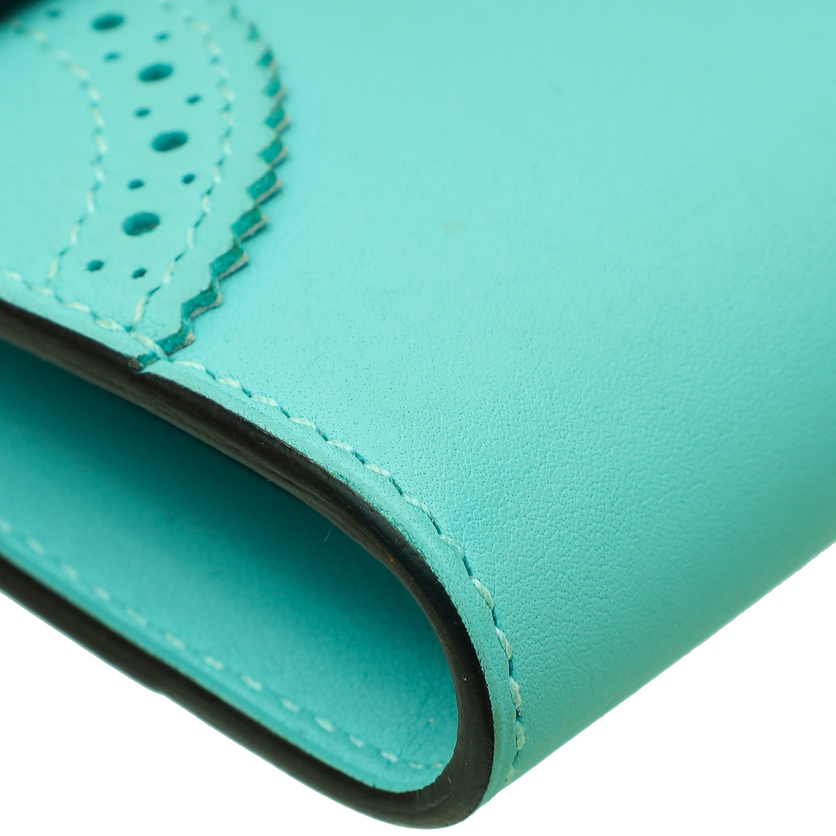 Hermes Bleu Atole Kelly Classic Ghillies Wallet