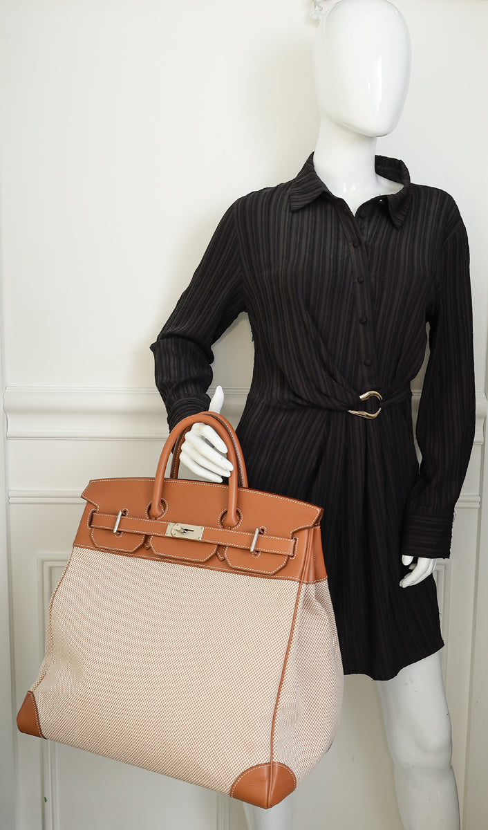 Hermes Bicolor Sac Hac Birkin 40 Evercolor Bag