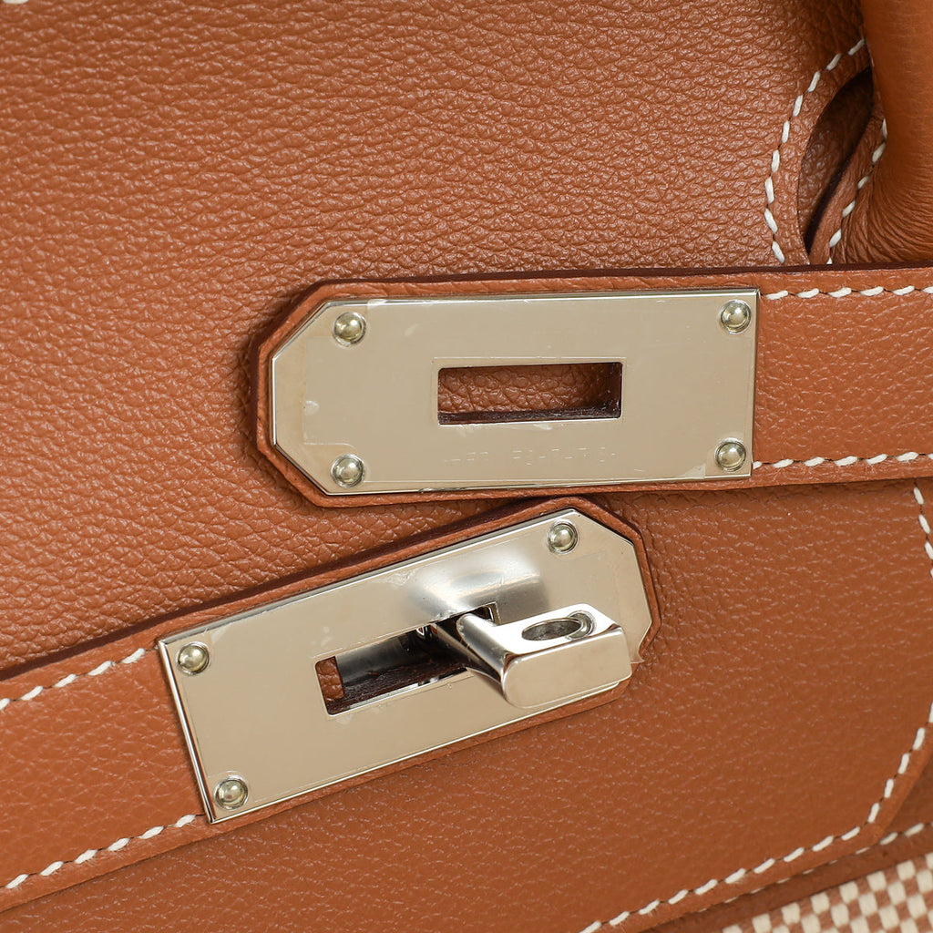 Hermes Bicolor Sac Hac Birkin 40 Evercolor Bag