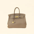 Hermes Etoupe Retourne Birkin 35 Bag