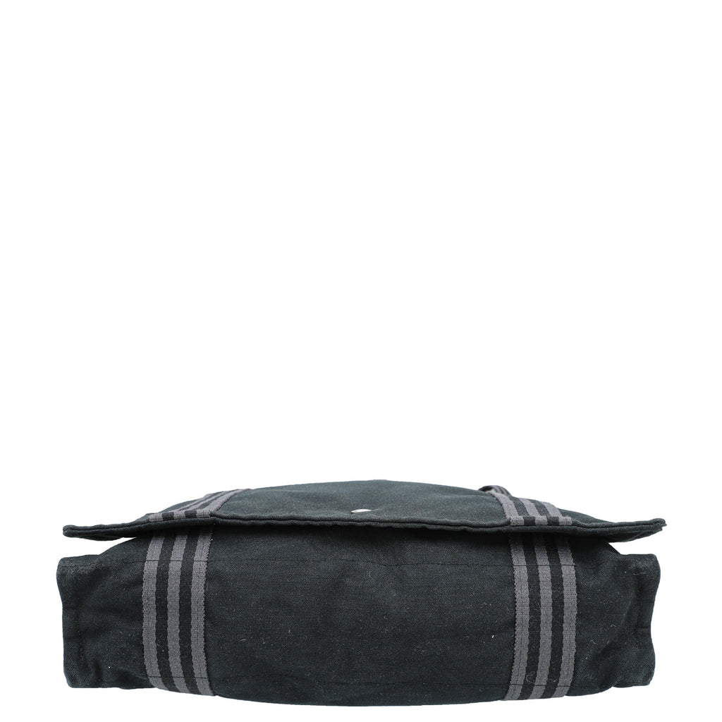 Hermes Noir Fourre Tout Vassus Messenger Bag