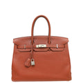 Hermes Cuivre Retourne Birkin 35 Bag