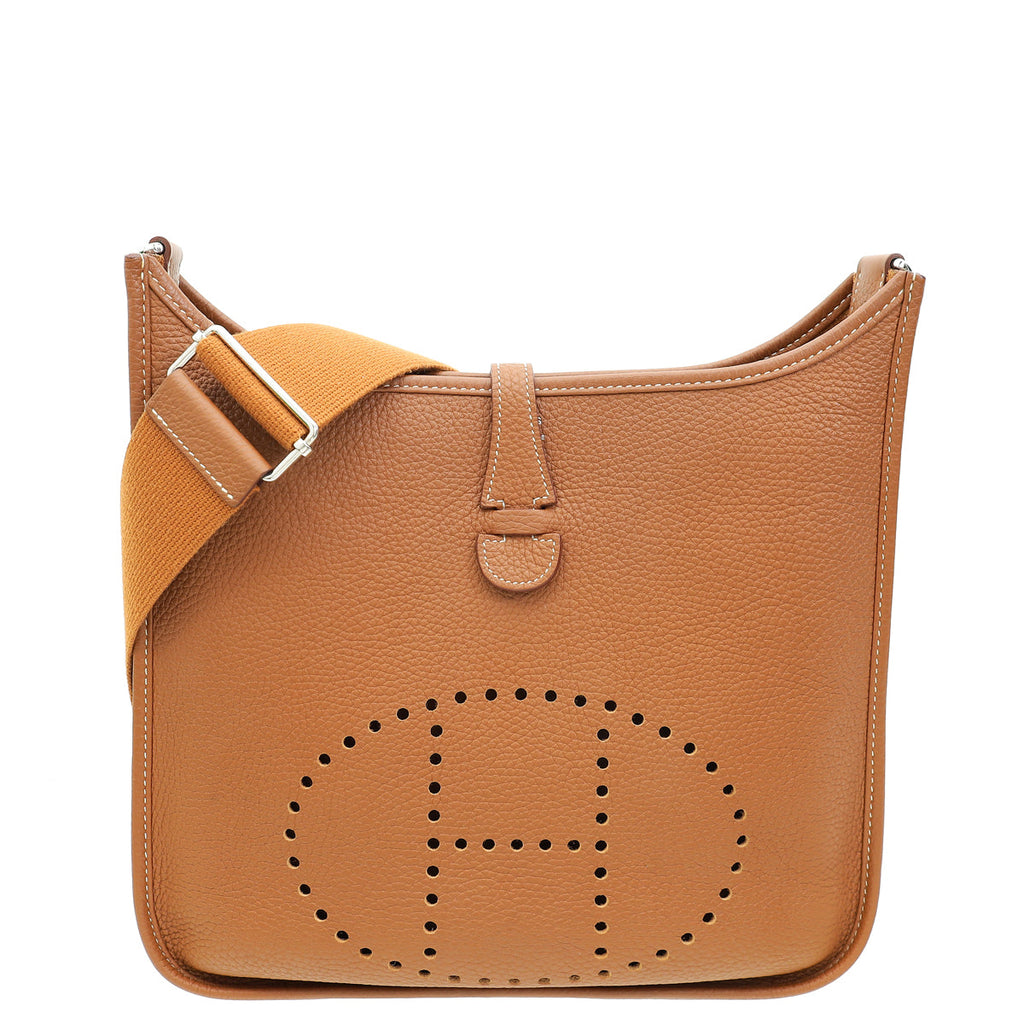 Hermes Gold Evelyne III PM Bag
