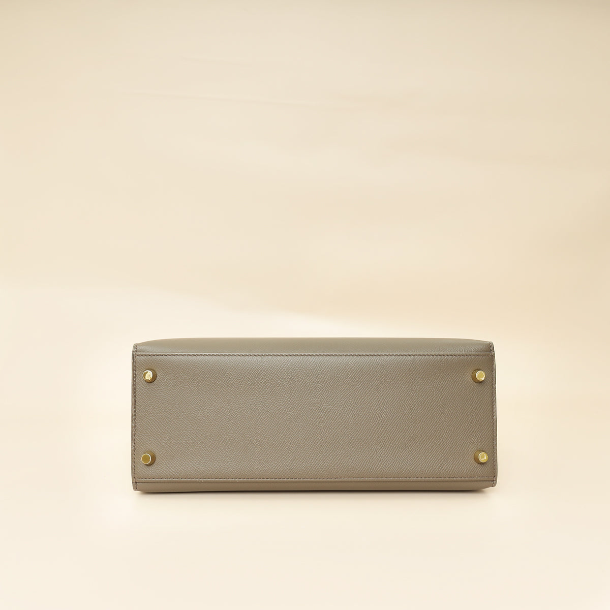 Hermes Gris Etain Sellier Kelly 28 Bag