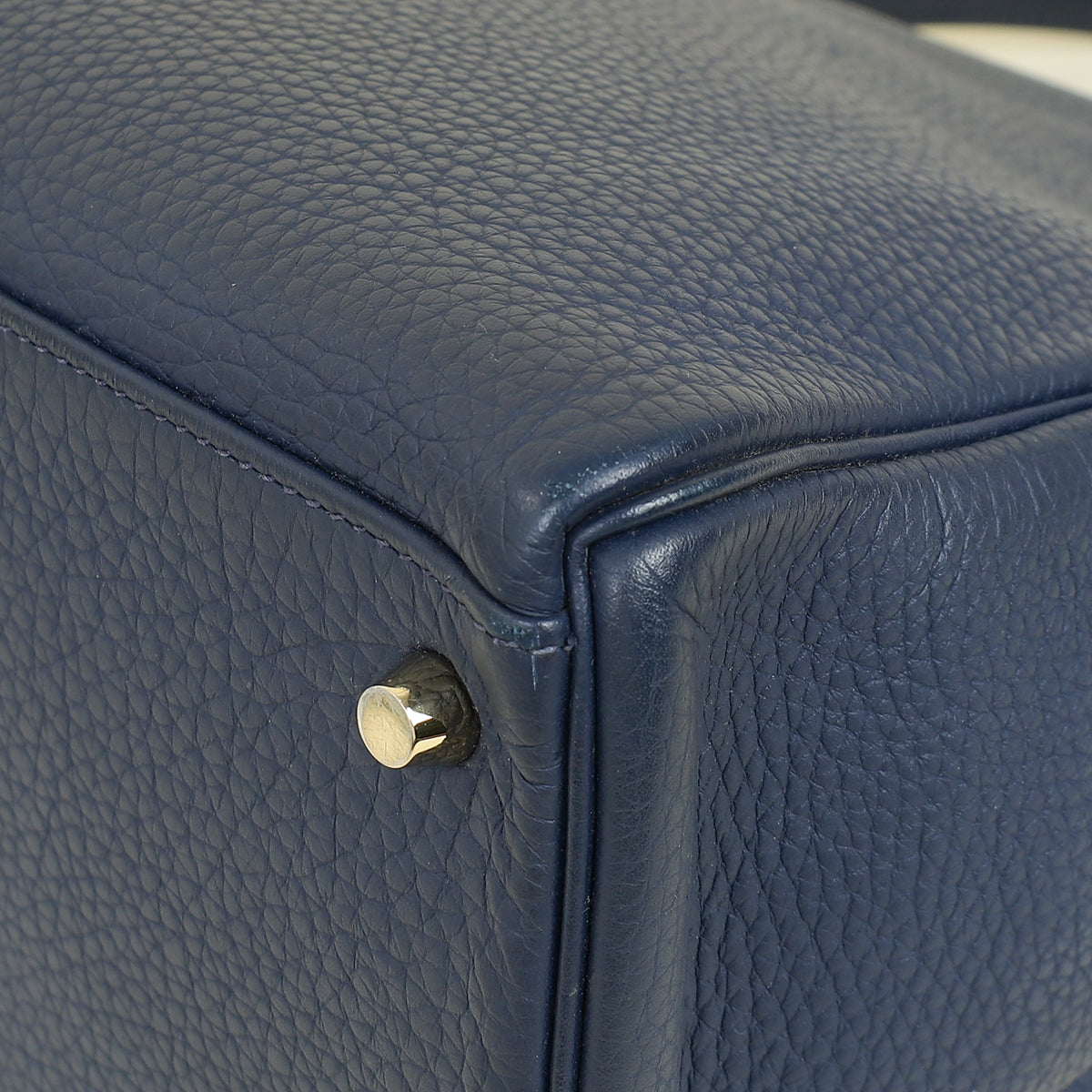 Hermes Bleu Indigo Retourne Kelly 35 Bag