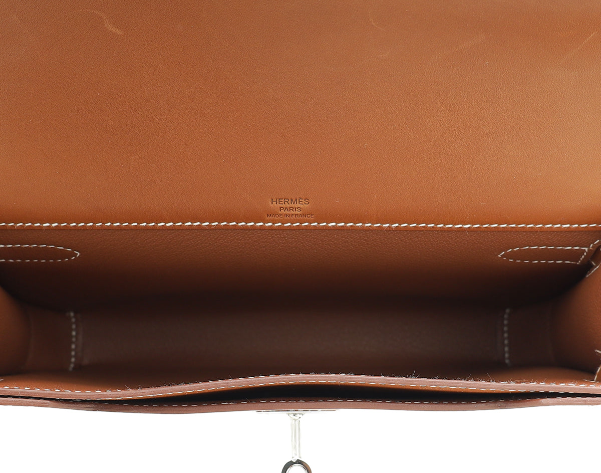 Hermes Gold Depeches 25 Box Pouch
