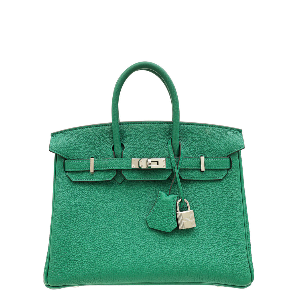 Hermes Menthe Retourne Birkin 25 Bag