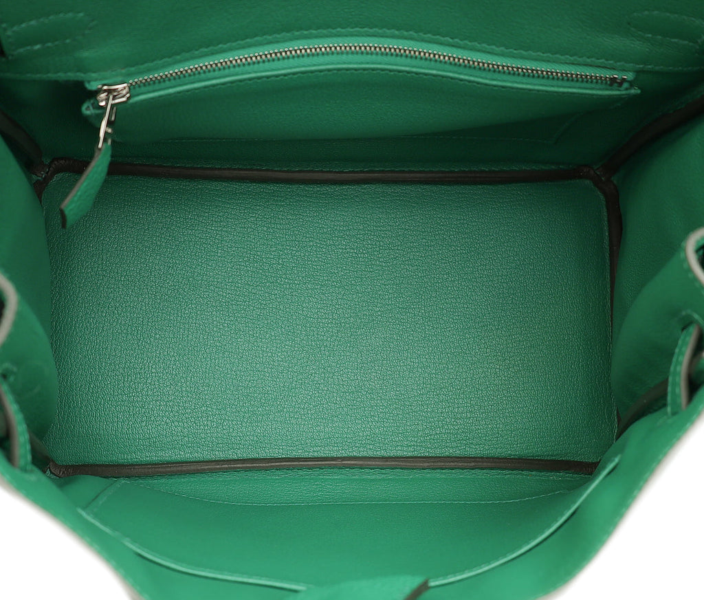 Hermes Menthe Retourne Birkin 25 Bag