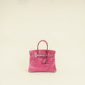 Hermes Fuchsia Porosus Crocodile Birkin Bag