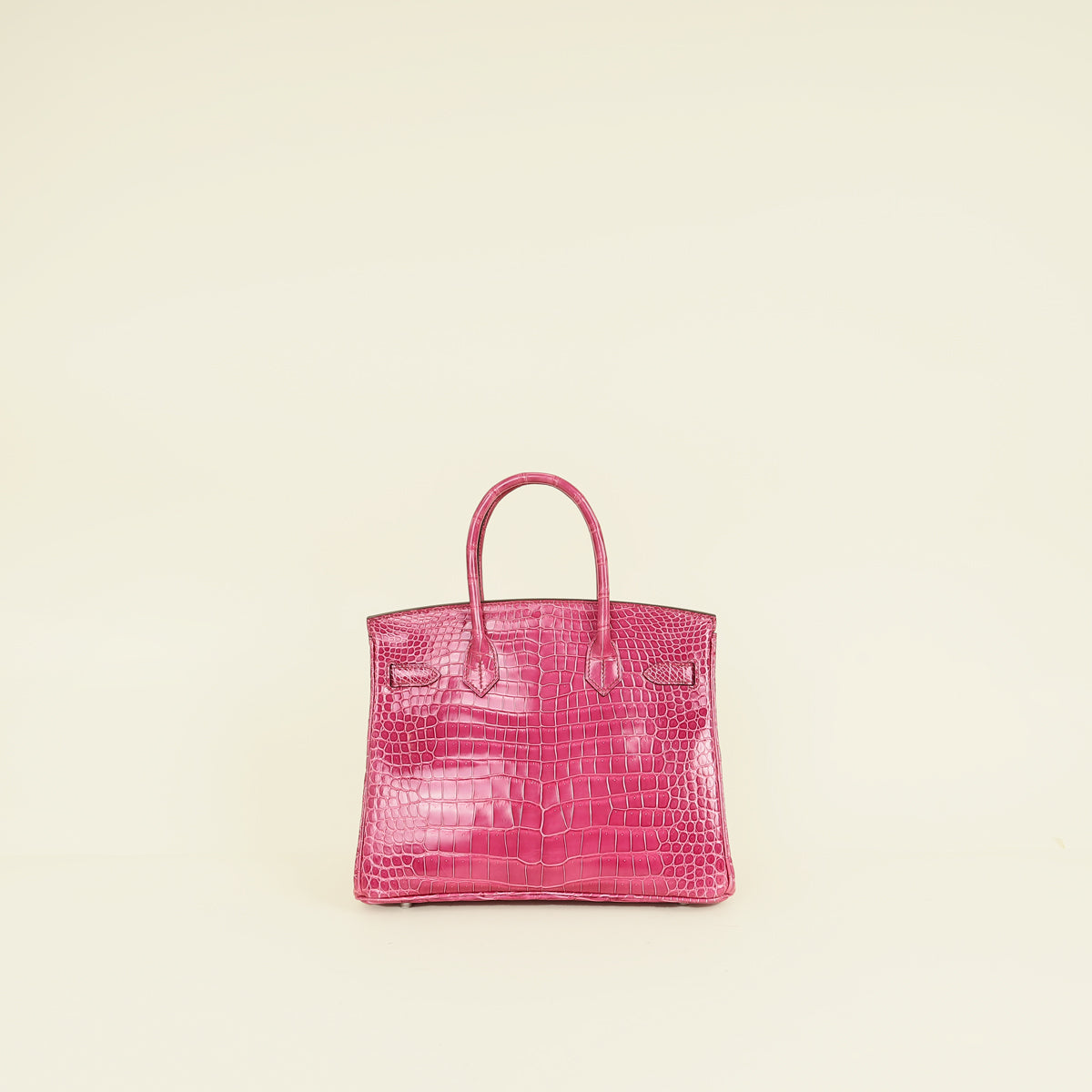 Hermes Fuchsia Porosus Crocodile Birkin Bag