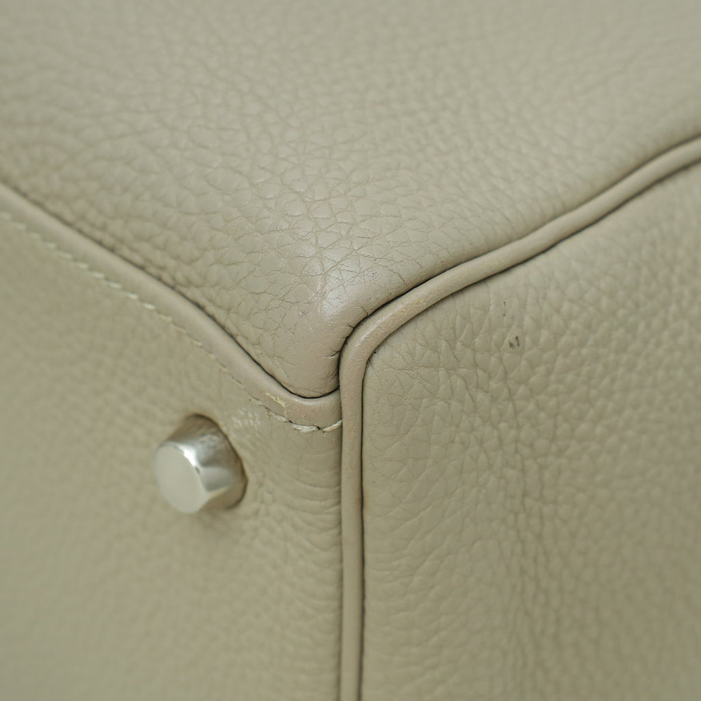 Hermes Gris Tourterelle Retourne Kelly 35 Bag
