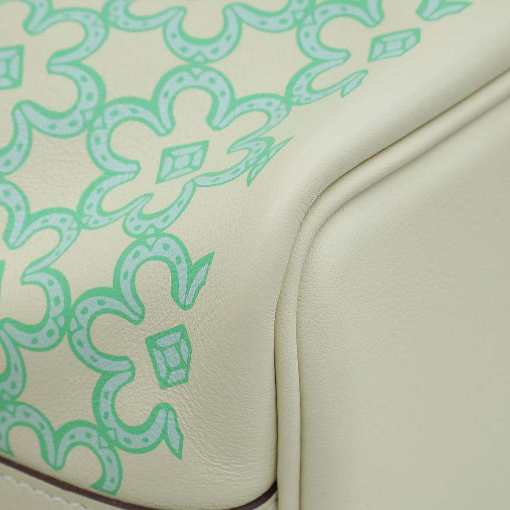 Hermes Tricolor Picotin Lock 14 Lucky Daisy Print Micro Bag