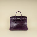 Hermes Shiny Porosus Crocodile Birkin 40