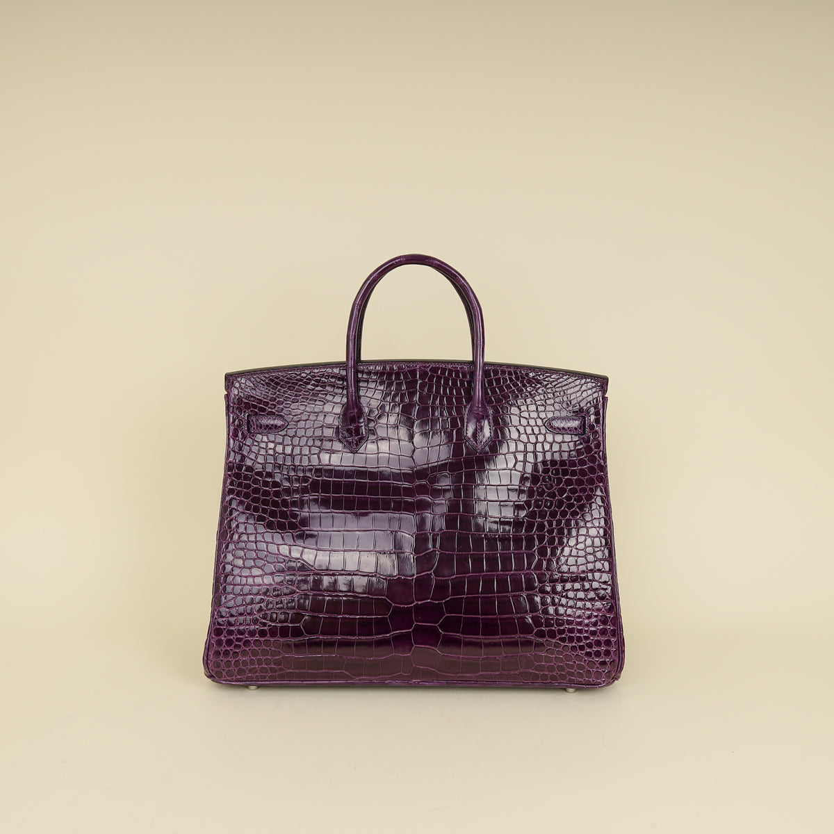 Hermes Shiny Porosus Crocodile Birkin 40