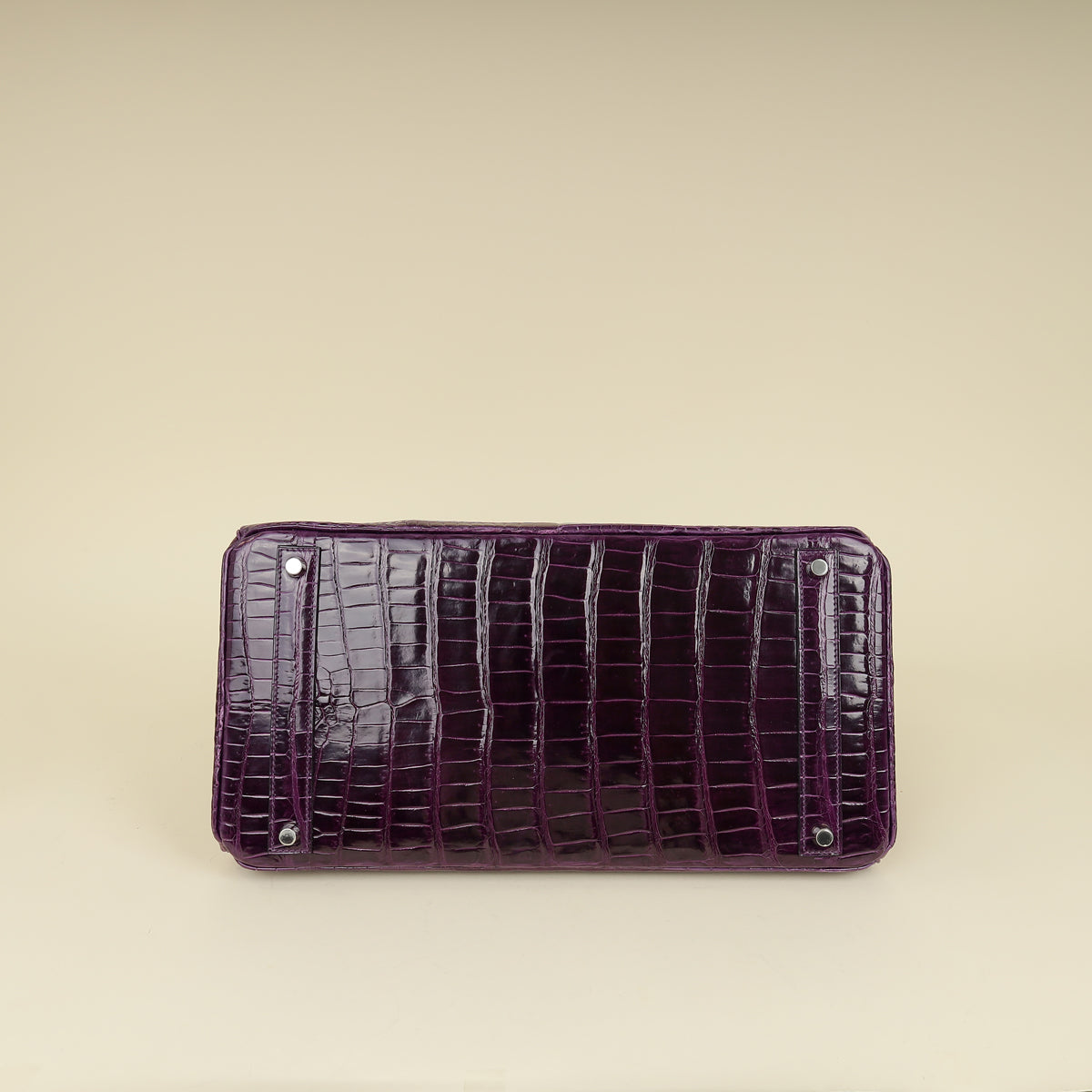 Hermes Shiny Porosus Crocodile Birkin 40