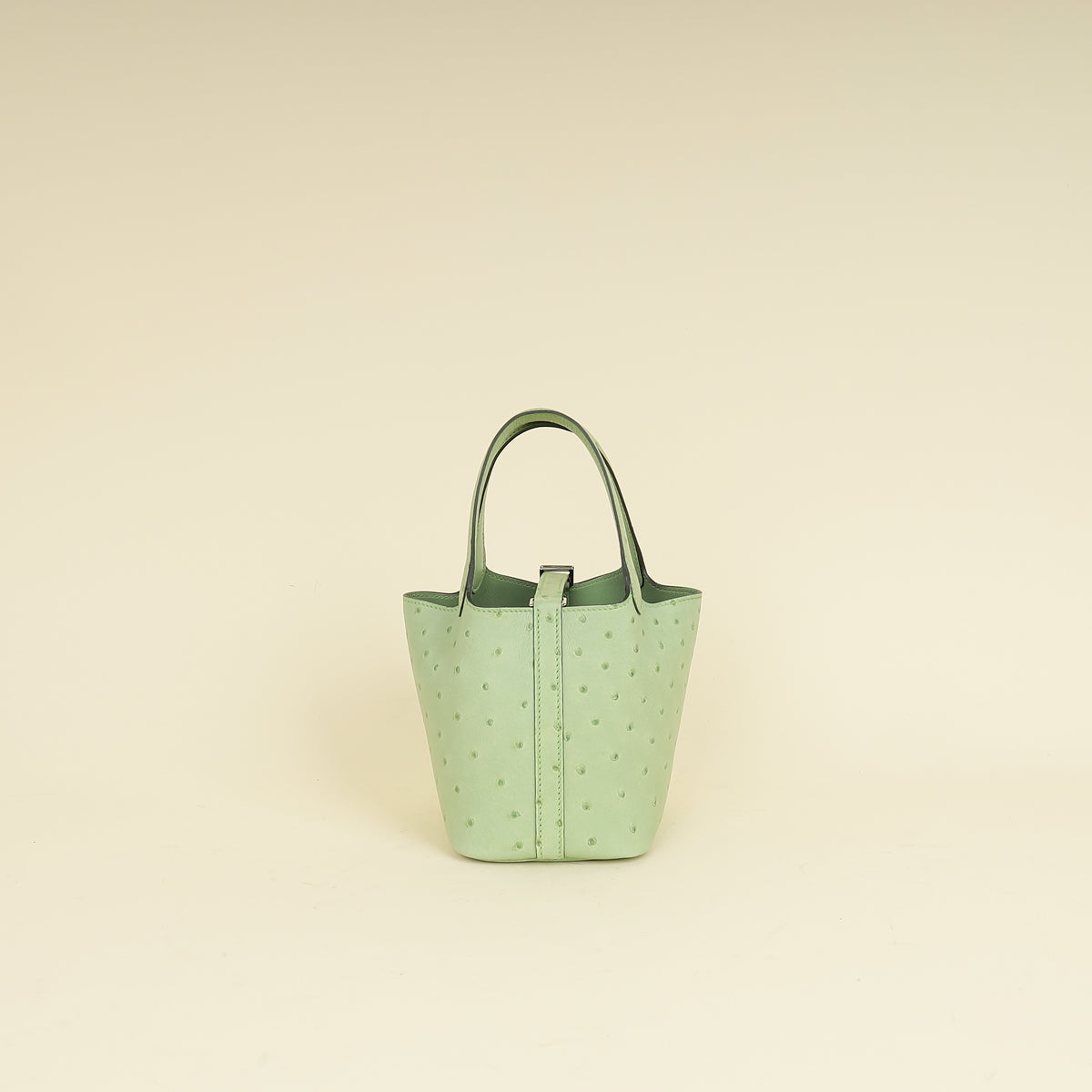 Hermes Ostrich Micro Picotin Lock 14 Bag