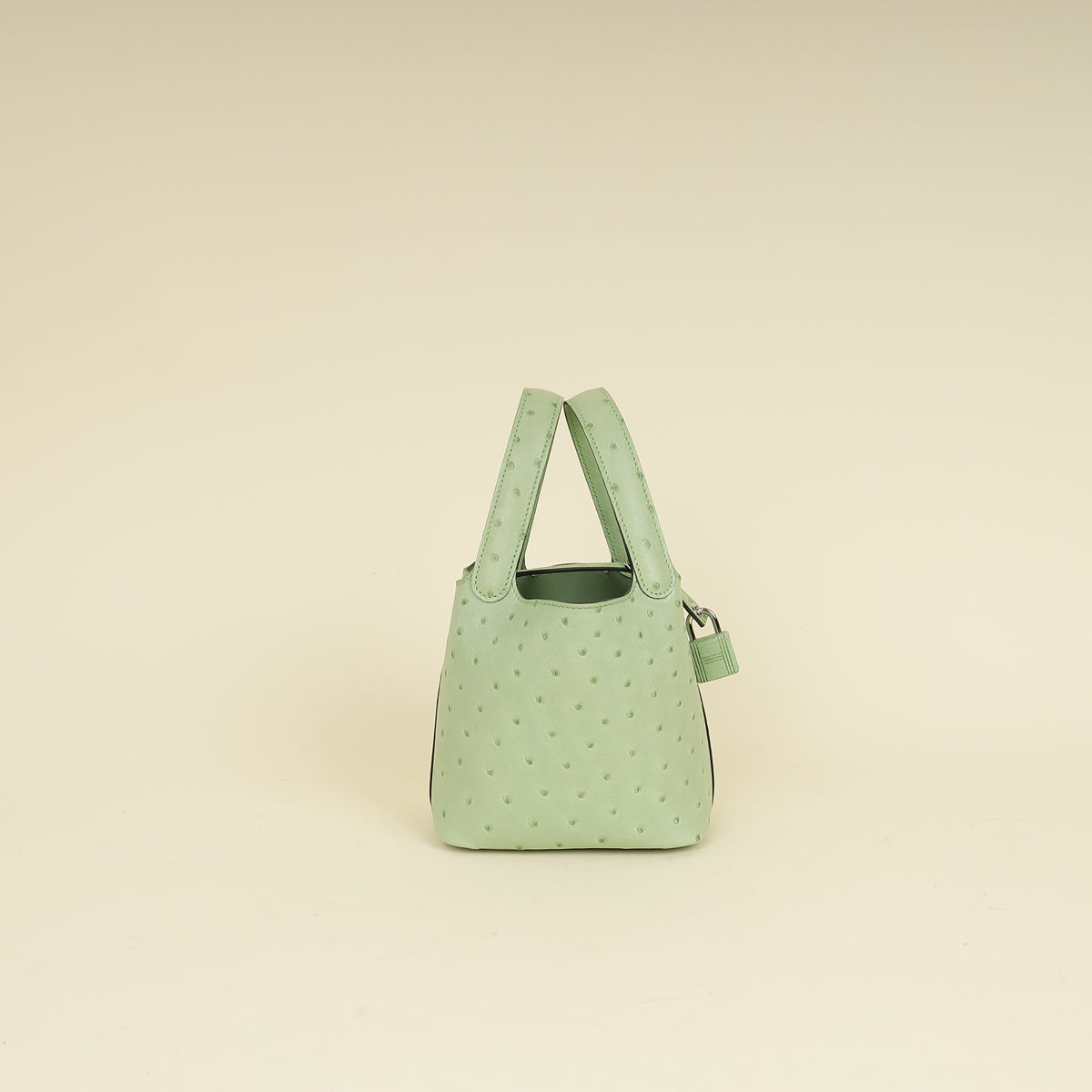 Hermes Ostrich Micro Picotin Lock 14 Bag