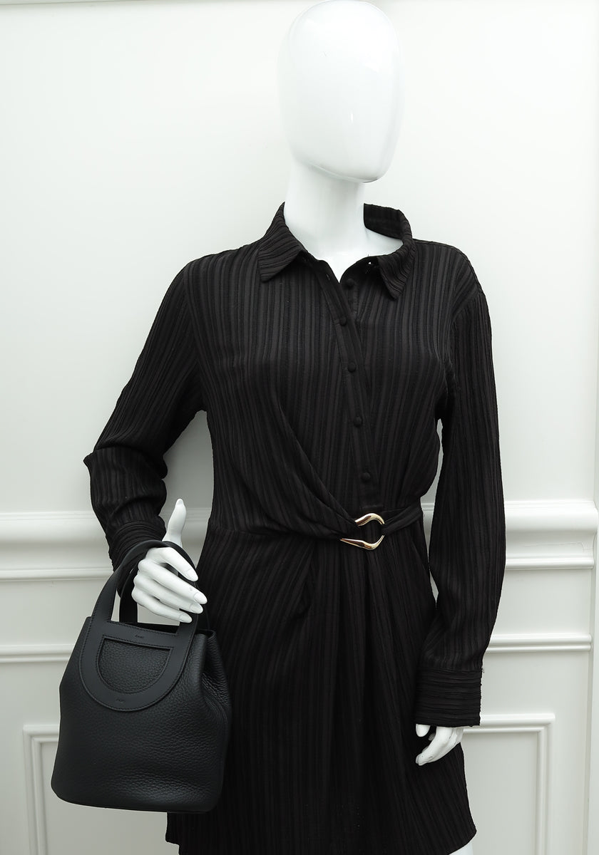 Hermes Noir In The Loop 18 Bag