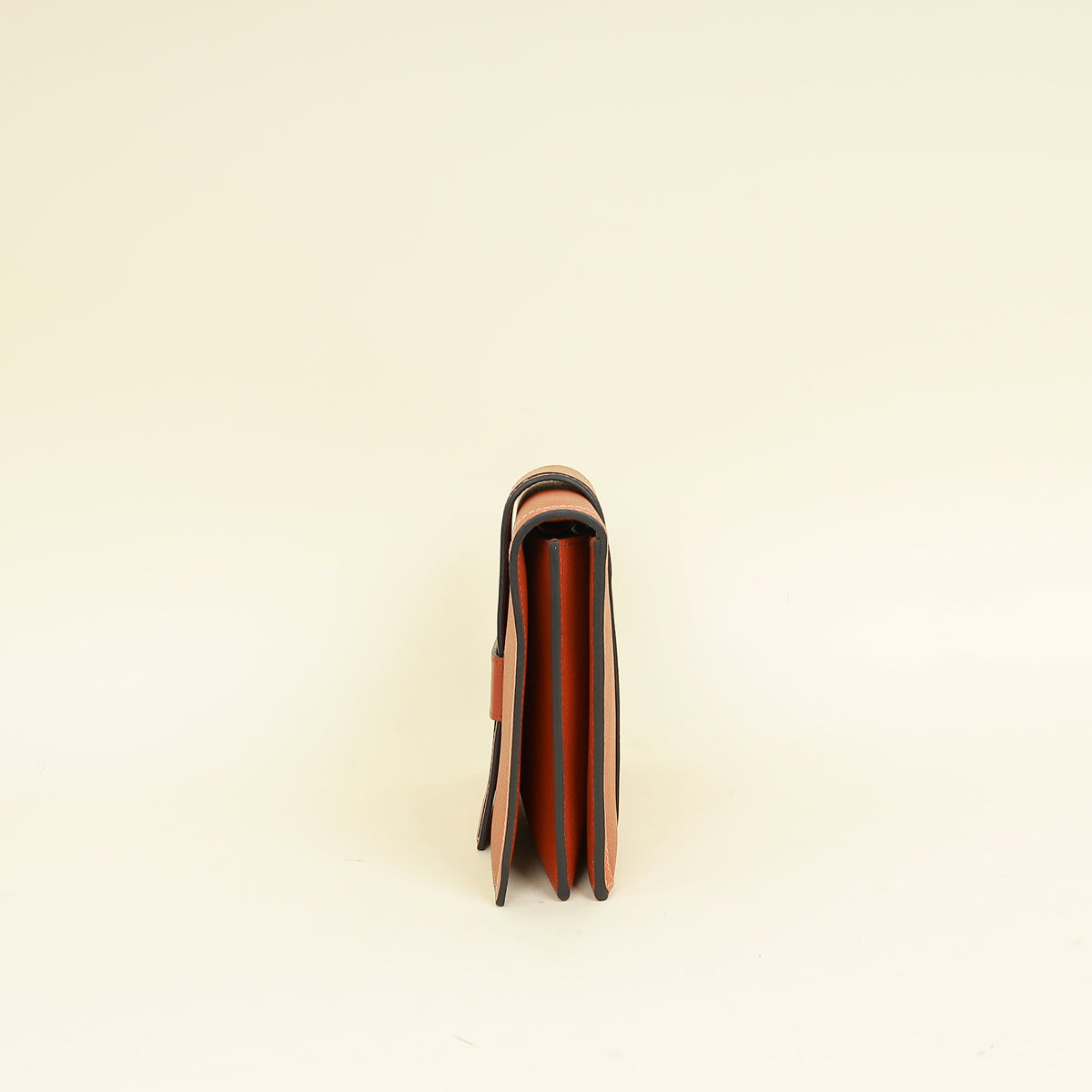 Hermes Bicolor H Passant Clutch Bag