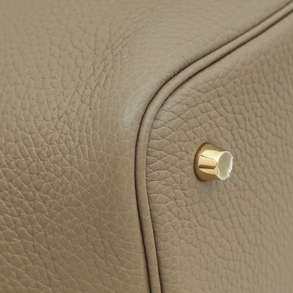 Hermes Etoupe Picotin Lock 22 Bag