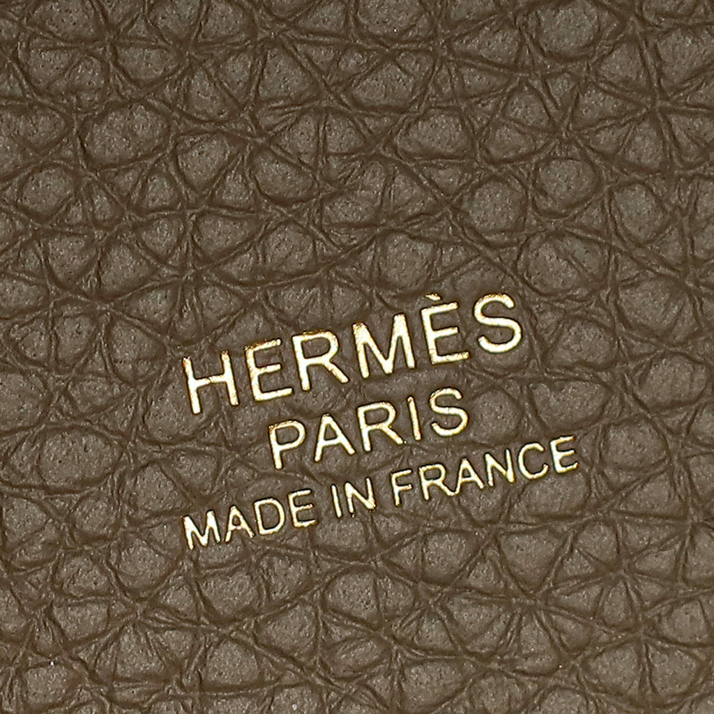 Hermes Etoupe Picotin Lock 22 Bag