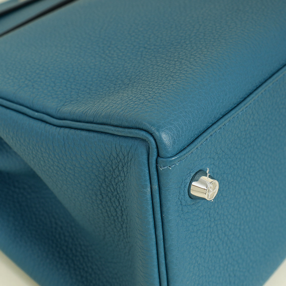 Hermes Cobalt Kelly 32 Retourne Bag