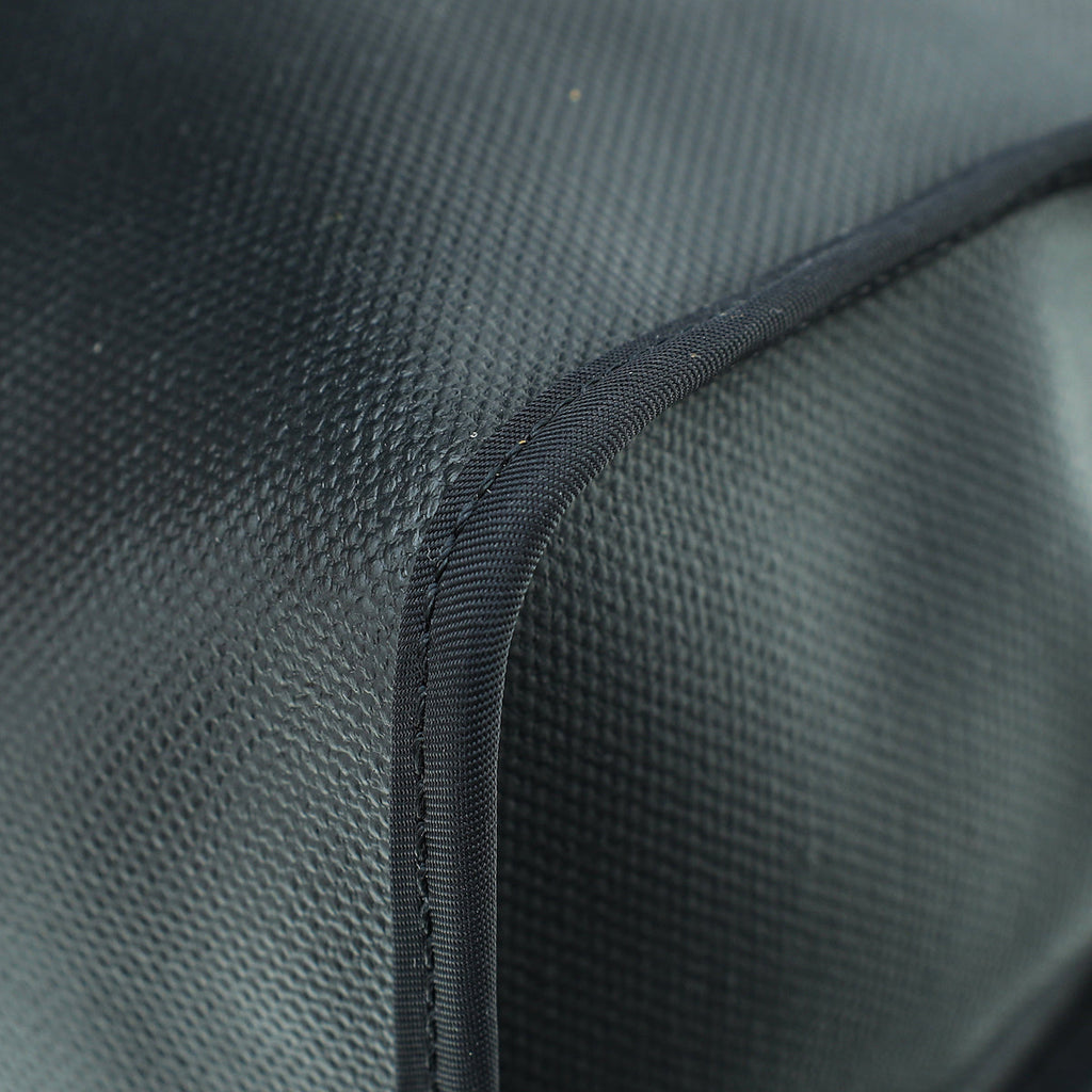 Hermes Noir Herbag PM Toile H Berline Vache Hunter Bag