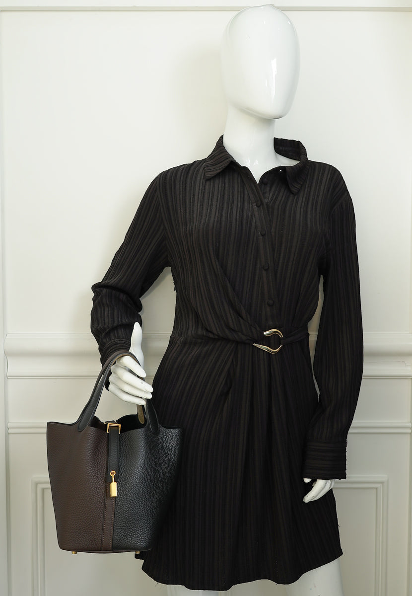 Hermes Bicolor Picotin Lock Casaque 18 Bag
