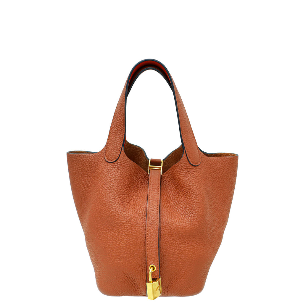 Hermes Bicolor Picotin Lock Eclat 18 Bag