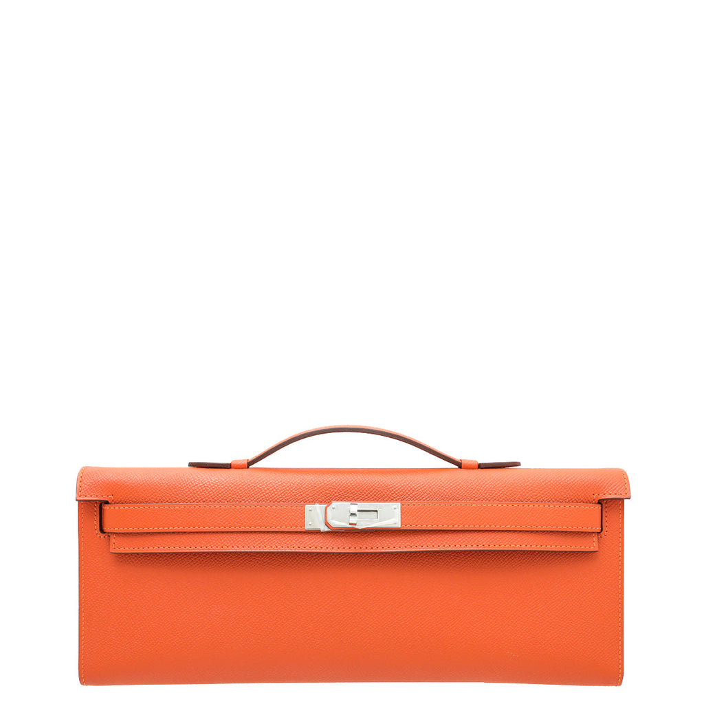 Hermes Potiron Kelly Cut Clutch