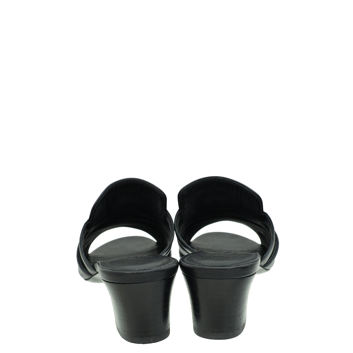 Hermes Noir Candy Sandal 37