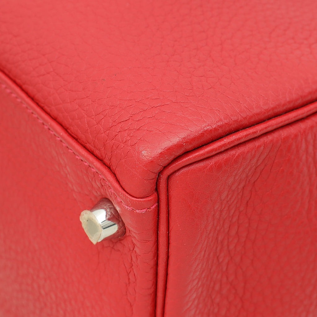Hermes Rouge Casaque Retourne Kelly 35 Bag