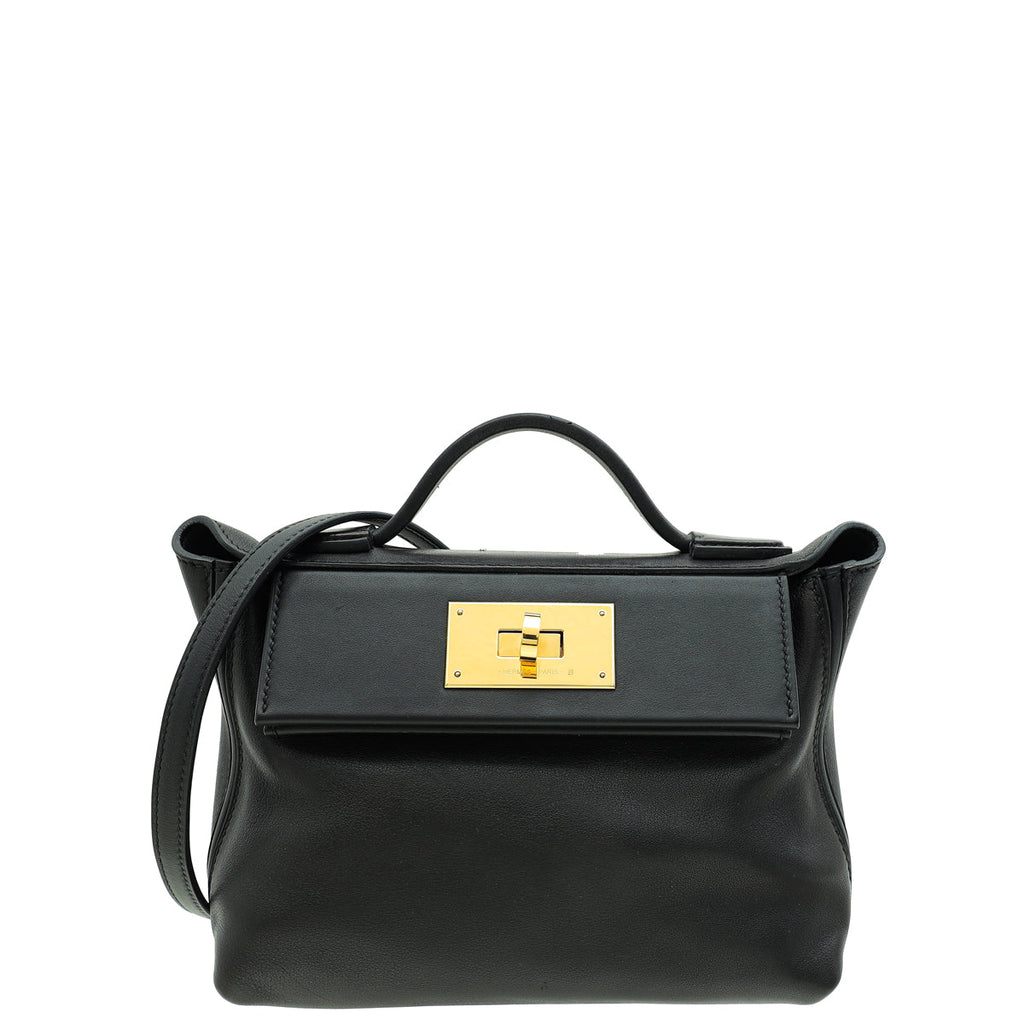 Hermes Noir 24/24 Mini 21 Bag