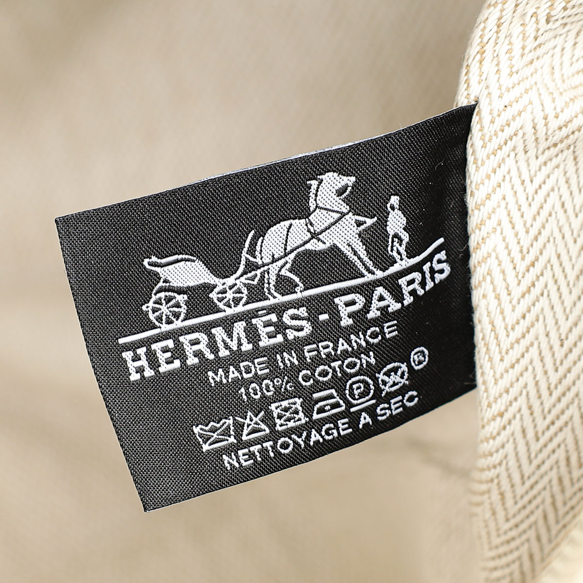 Hermes Naturel Bride-A-Brac 25 Case, Large Model Pouch