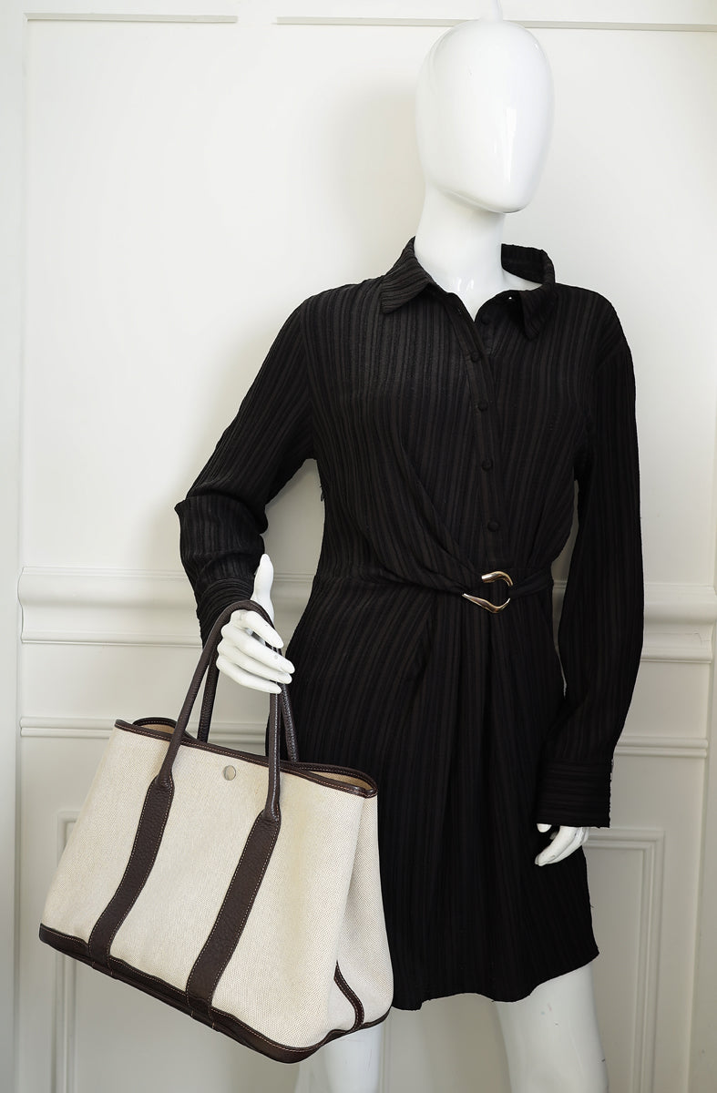 Hermes Bicolor Garden Party 36 Bag