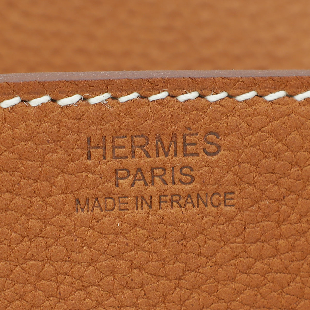 Hermes Fauve Barenia Faubourg Retourne Birkin 30 Bag
