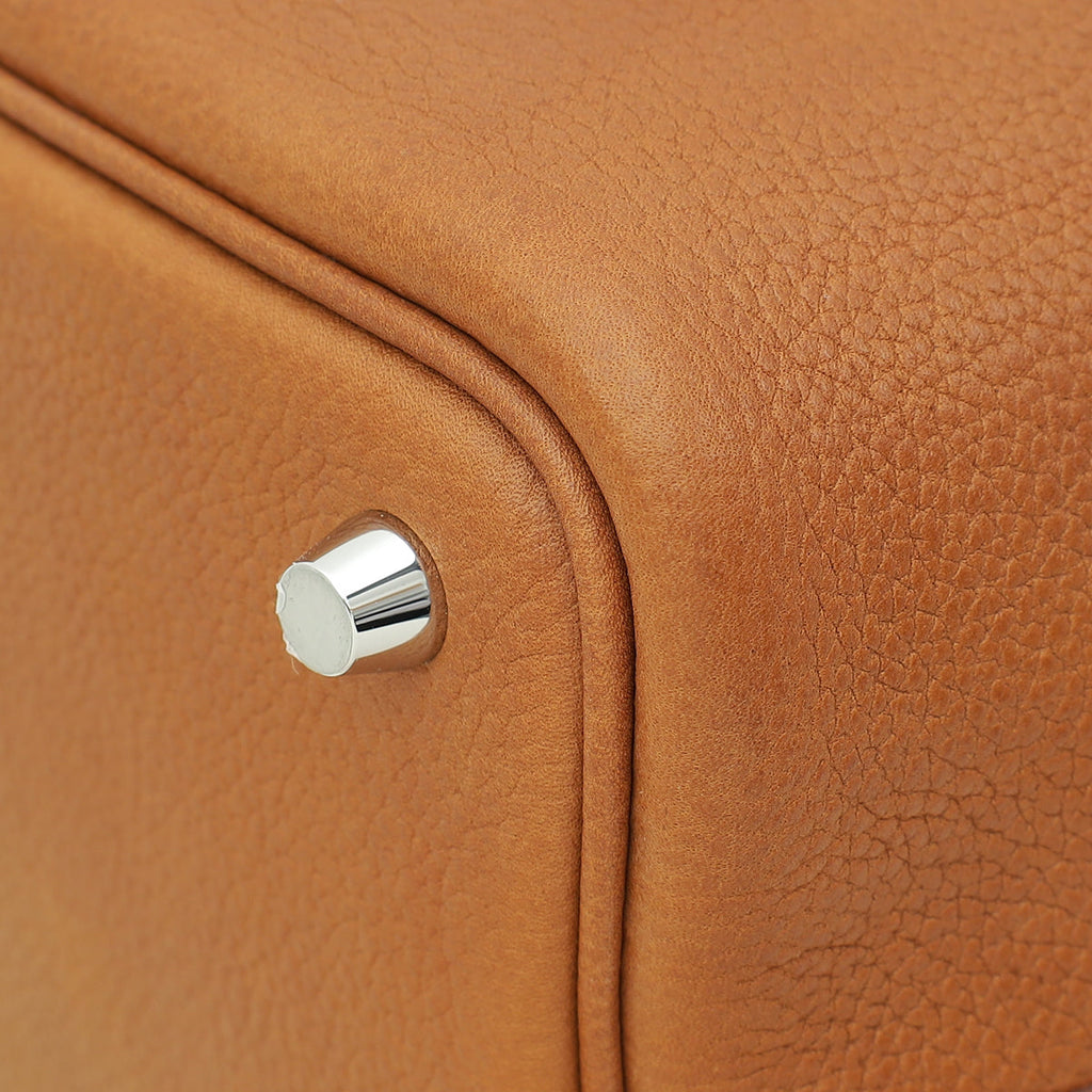 Hermes Fauve Barenbia Faubourg Picotin Lock 18 Bag