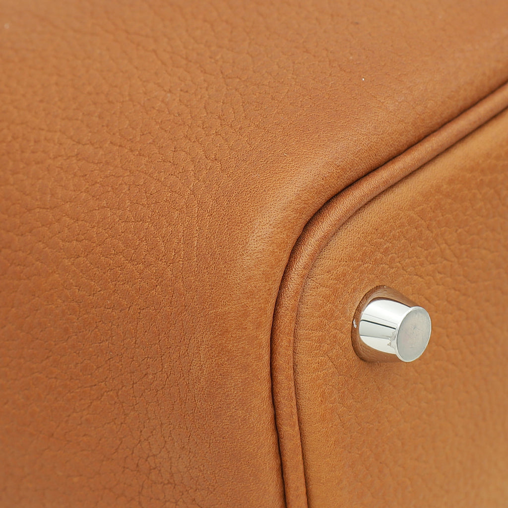 Hermes Fauve Barenbia Faubourg Picotin Lock 18 Bag