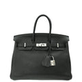 Hermes Noir Retourne Birkin 25 Bag