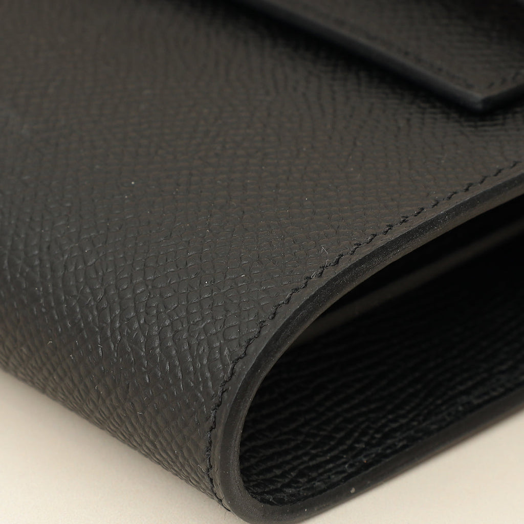 Hermes Noir Classic Kelly To Go Wallet