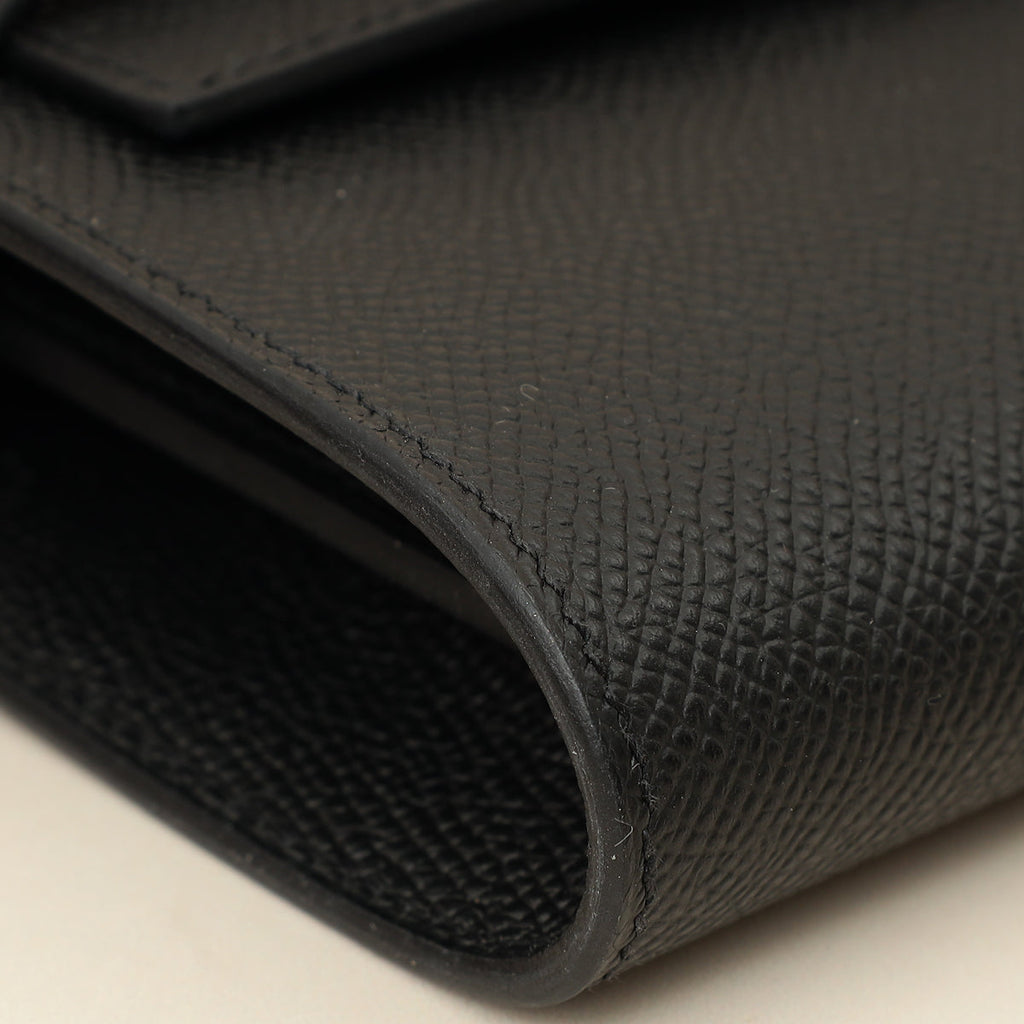 Hermes Noir Classic Kelly To Go Wallet