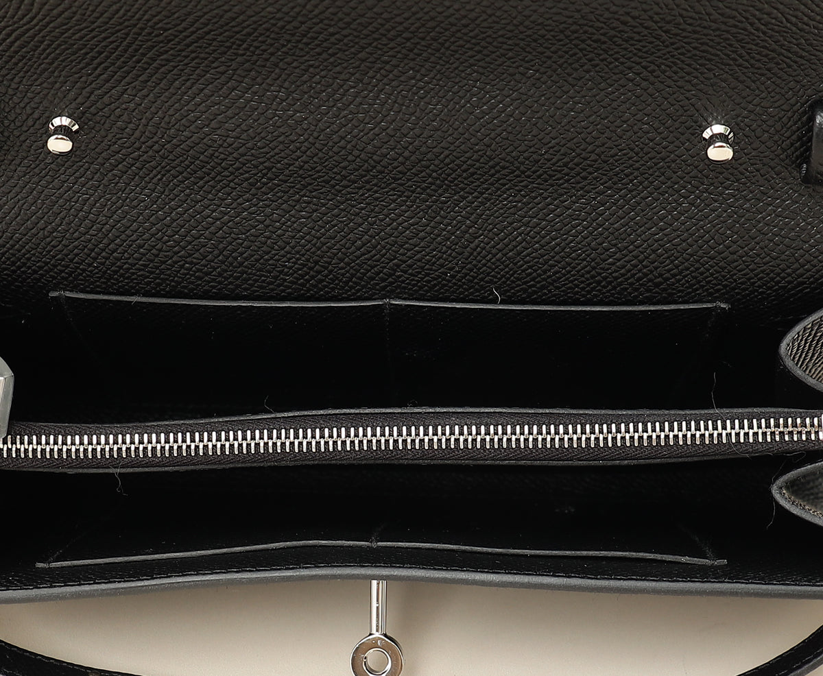 Hermes Noir Classic Kelly To Go Wallet
