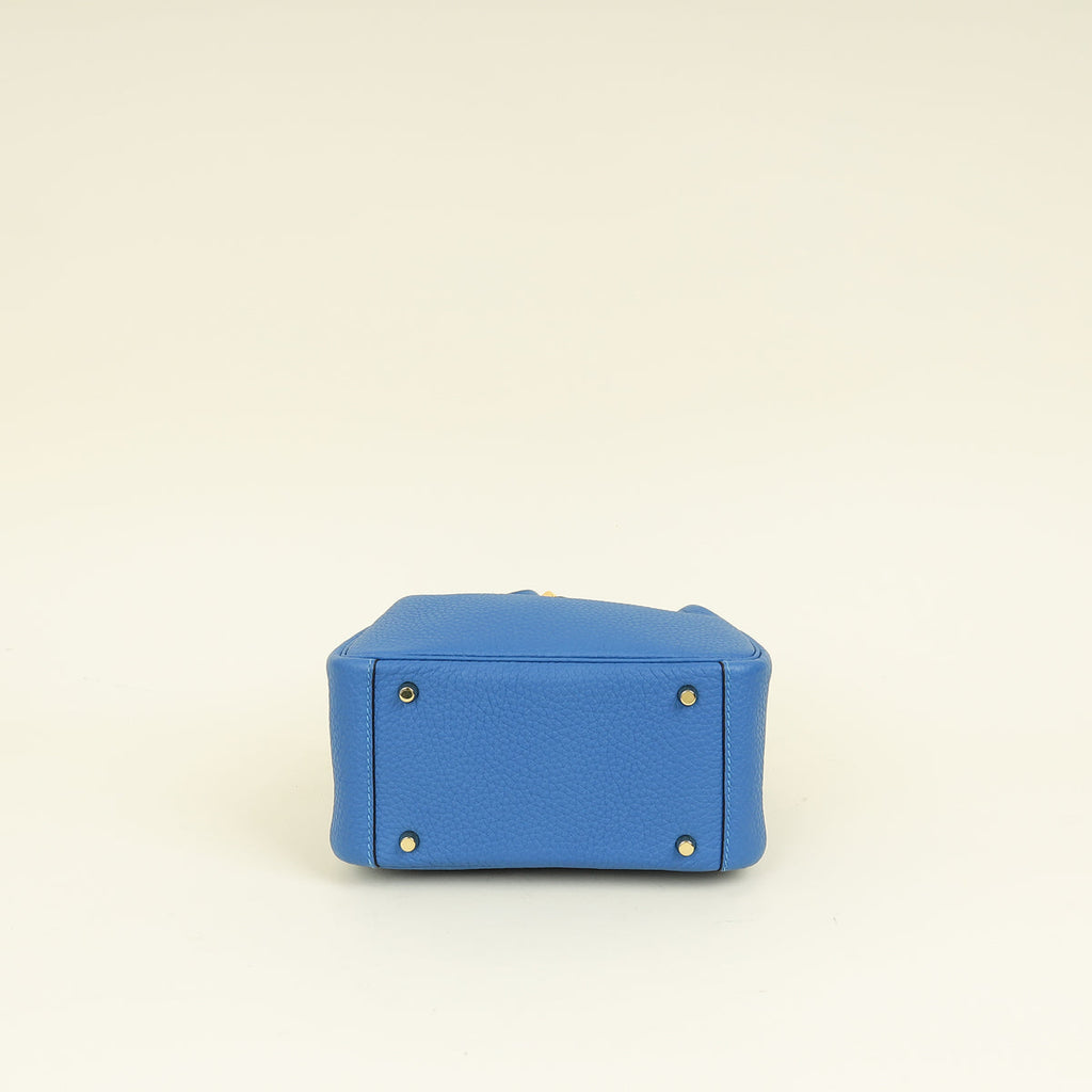 Hermes Bleu Royal Mini Lindy Bag