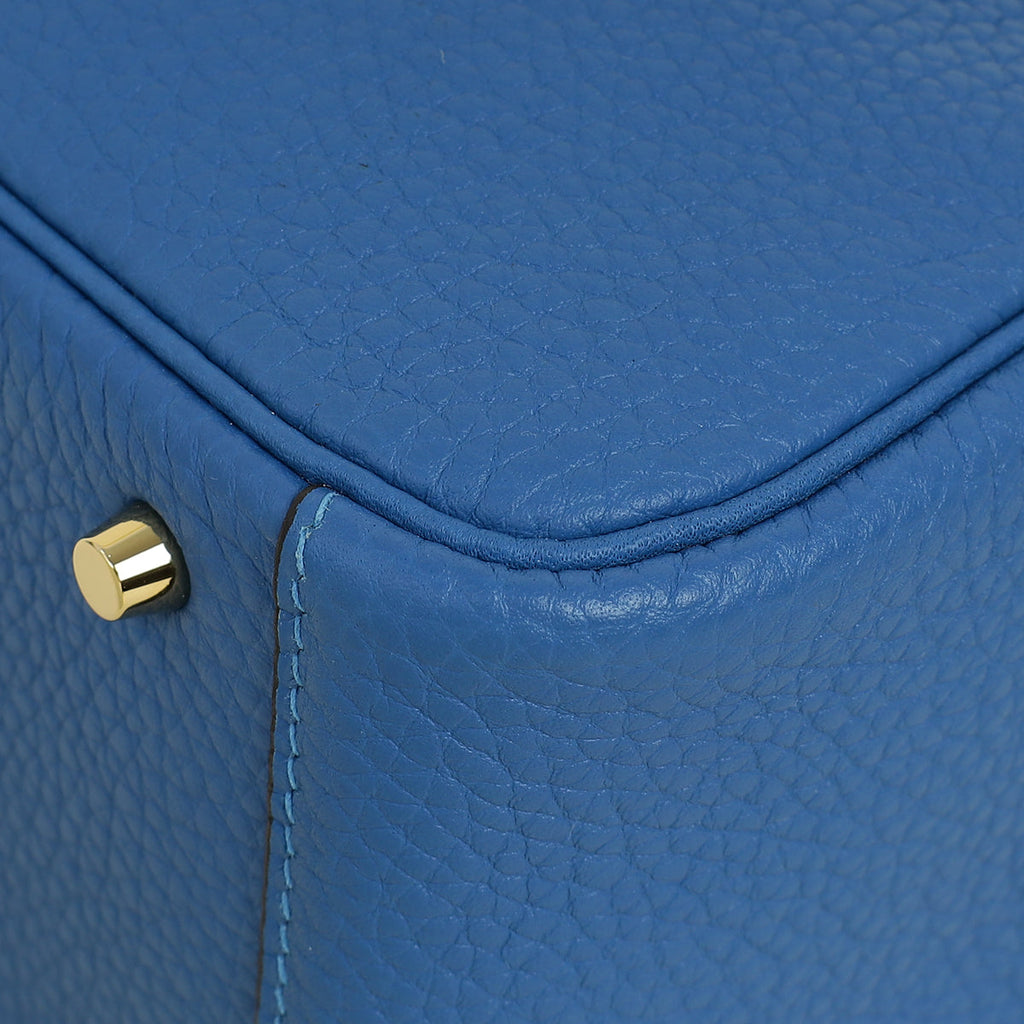 Hermes Bleu Royal Mini Lindy Bag