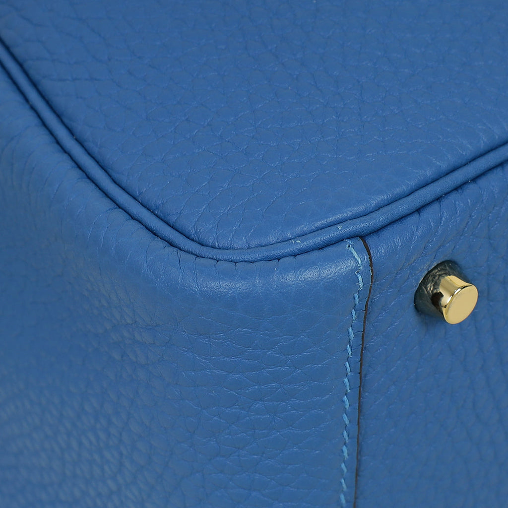 Hermes Bleu Royal Mini Lindy Bag