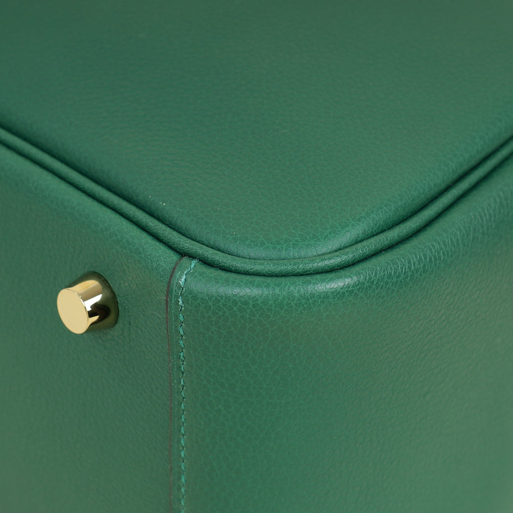 Hermes Vert Vertigo Lindy 26 Bag